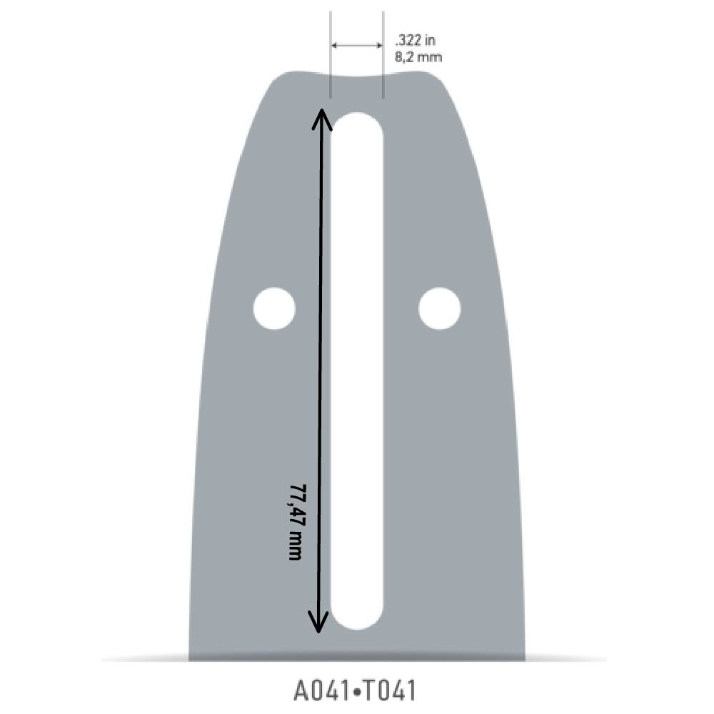 Oregon - Guide chaîne tronçonneuse 45 cm, pas .325", jauge 1,3mm, 72 maillons Versacut&trade; - OREGON 180VXLGK041 - Image 2