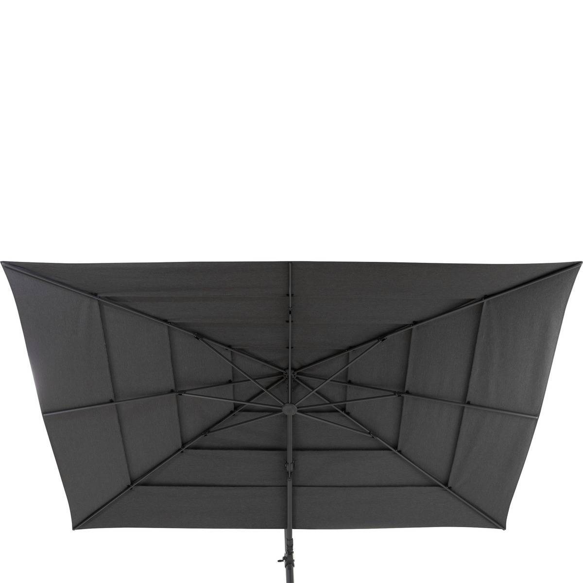 Hesperide - Toile de parasol "Melhia" anthracite 3x3m Hespéride - Image 2