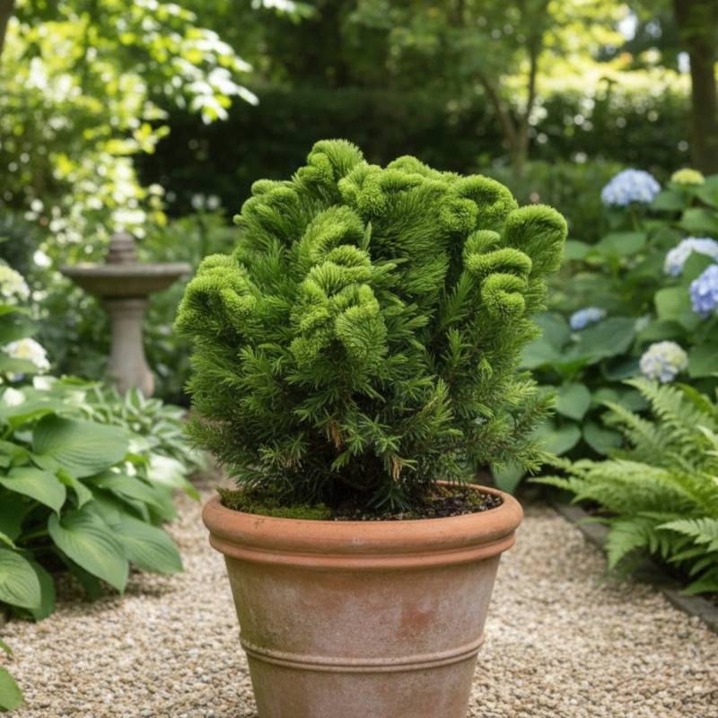 Cèdre du Japon Cristata, Cryptomeria - Pot de 12L - 80/100 cm - Image 4
