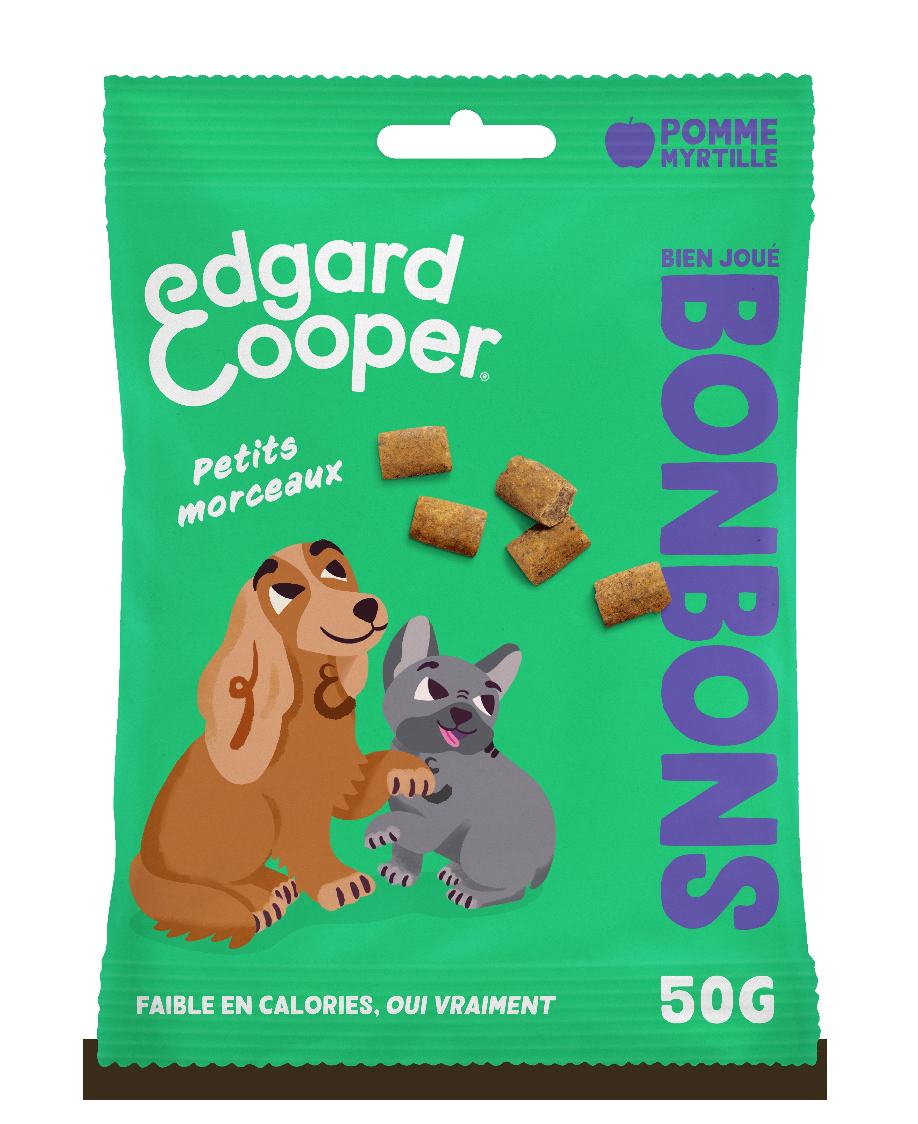 Edgard & Cooper - Edgard Cooper - Friandises Sans Céréales Pomme & Myrtilles pour Chien - Imagen 1