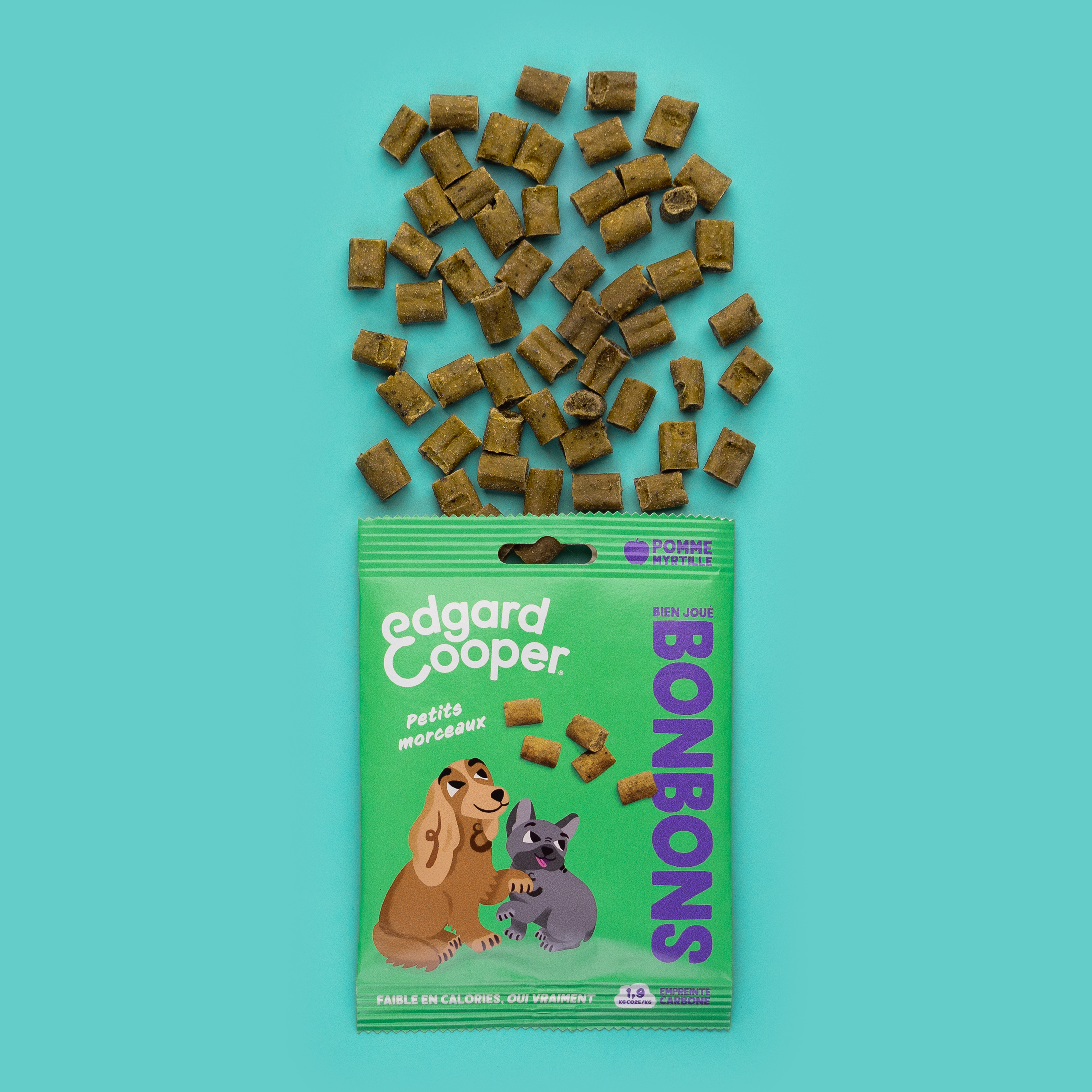 Edgard & Cooper - Edgard Cooper - Friandises Sans Céréales Pomme & Myrtilles pour Chien - Imagen 2