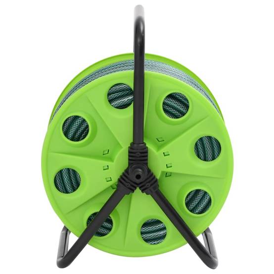 PANGIVO - Enrouleur de tuyau acier galvanisé et PVC vert 40.5 x 34.5 x 47 cm - PANGIVO - Image 3
