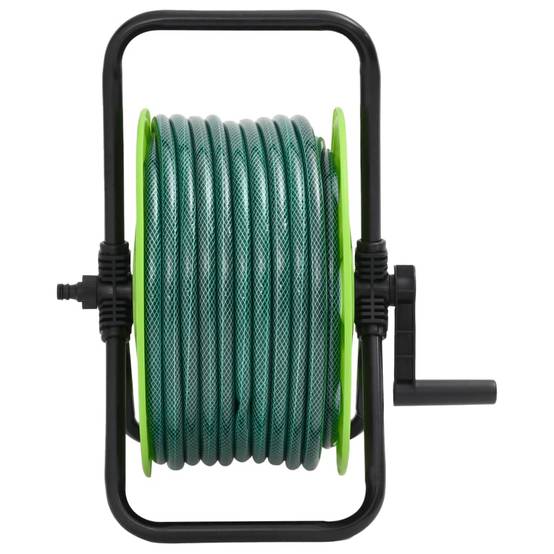 PANGIVO - Enrouleur de tuyau acier galvanisé et PVC vert 40.5 x 34.5 x 47 cm - PANGIVO - Image 2