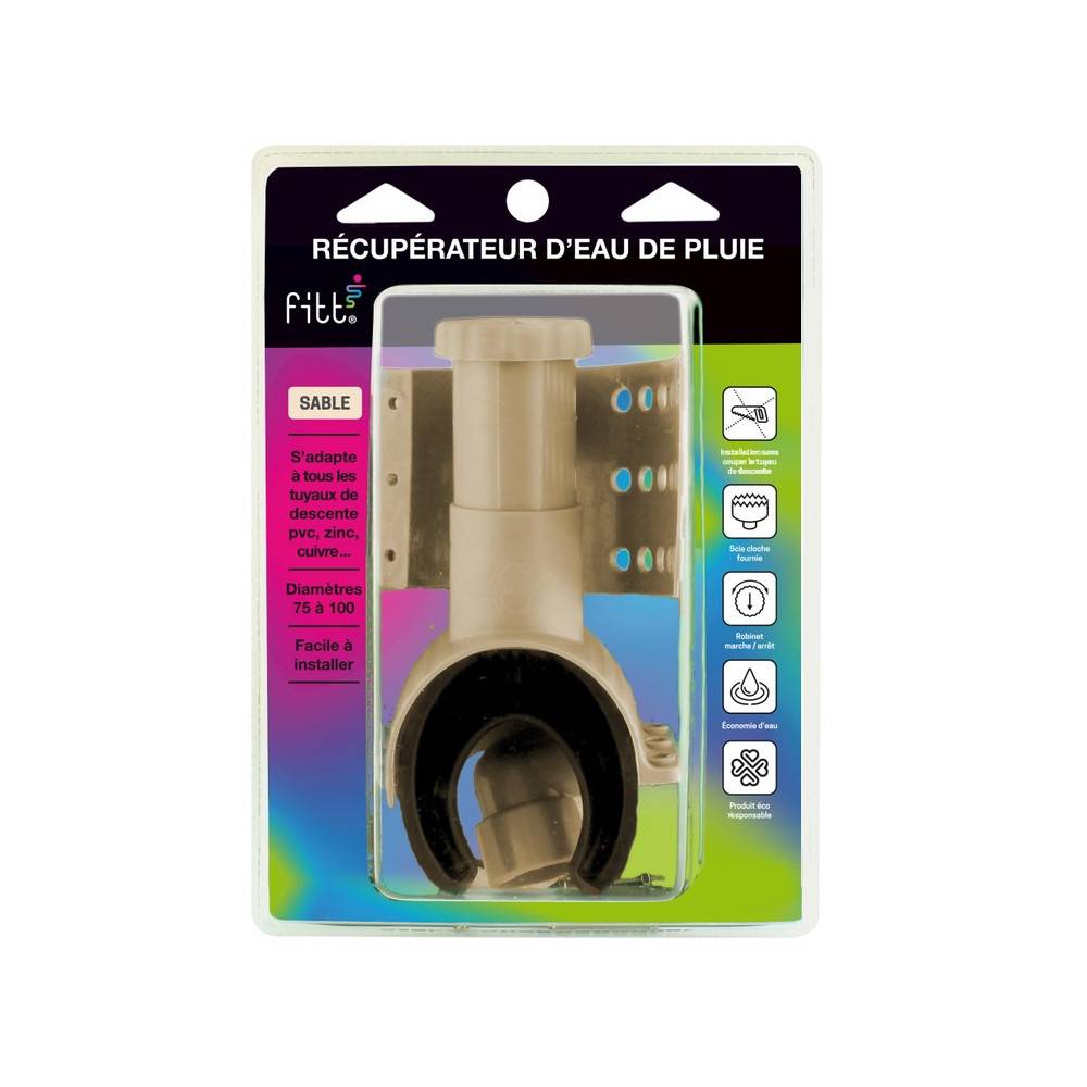 Fitt - Récupérateur eau pluie couleur sable. - Imagen 3