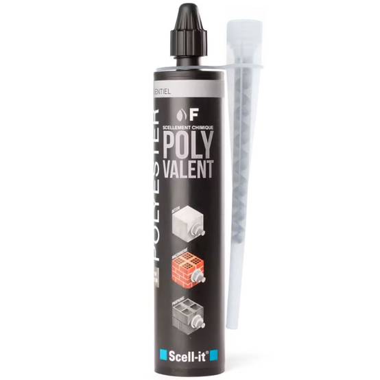 SCELL-IT Scellement chimique ton béton polyvalent F 300ml