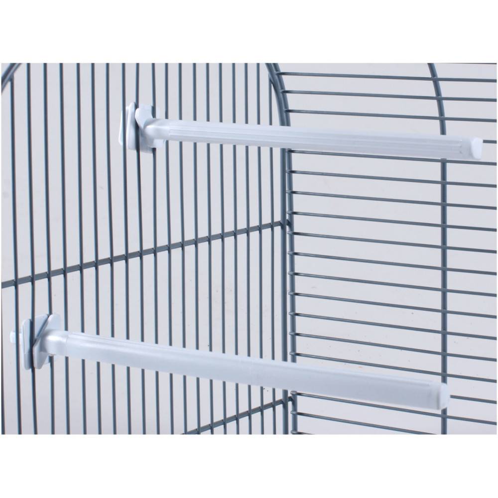 2 Perchoirs plastique blanc de 21.5 cm, pour oiseaux - Image 4