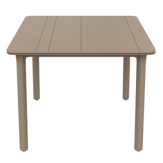 Table carrée extérieure 90x90 sable - sable NOA garbar - Image 1