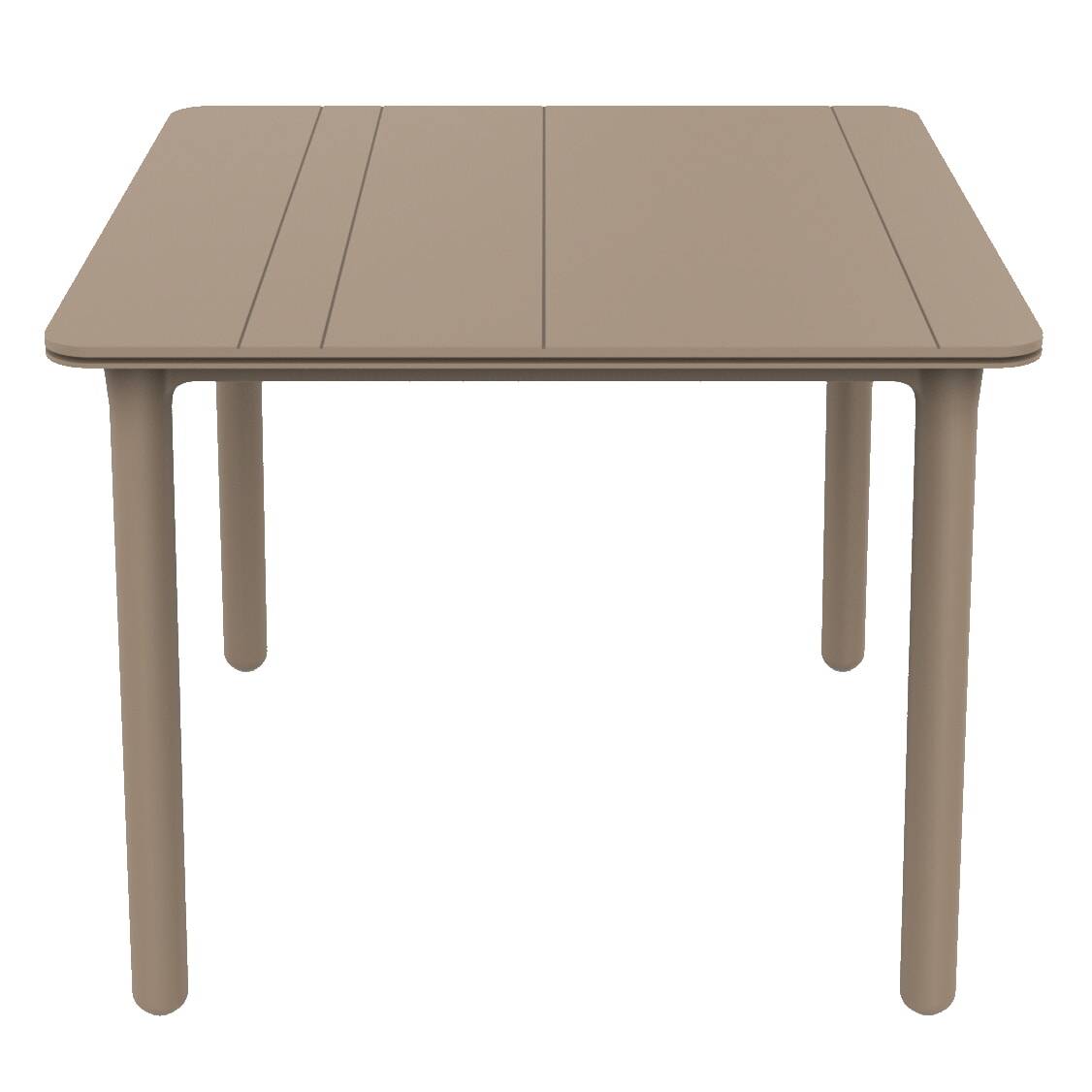 Table carrée extérieure 90x90 sable - sable NOA garbar - Image 1