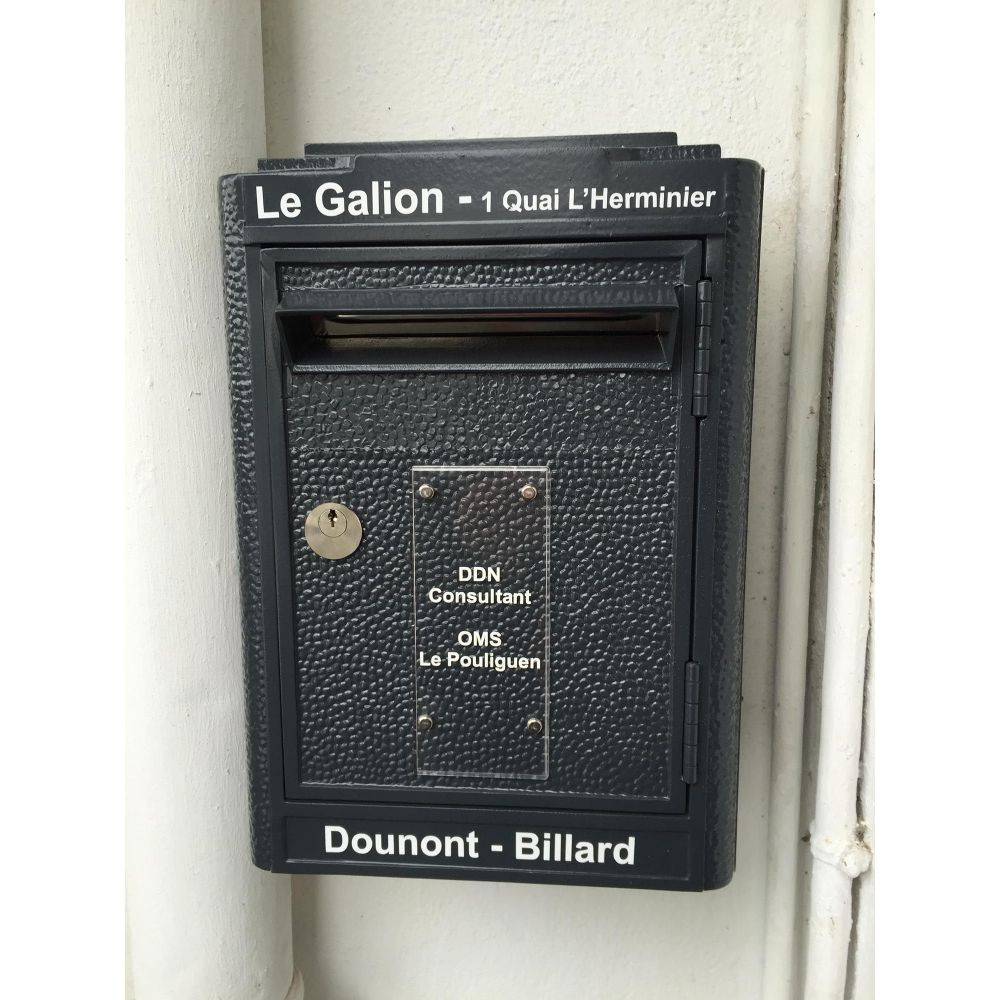 La Boite Jaune - Boîte aux lettres en aluminium petit modèle 1945 - Imagen 4