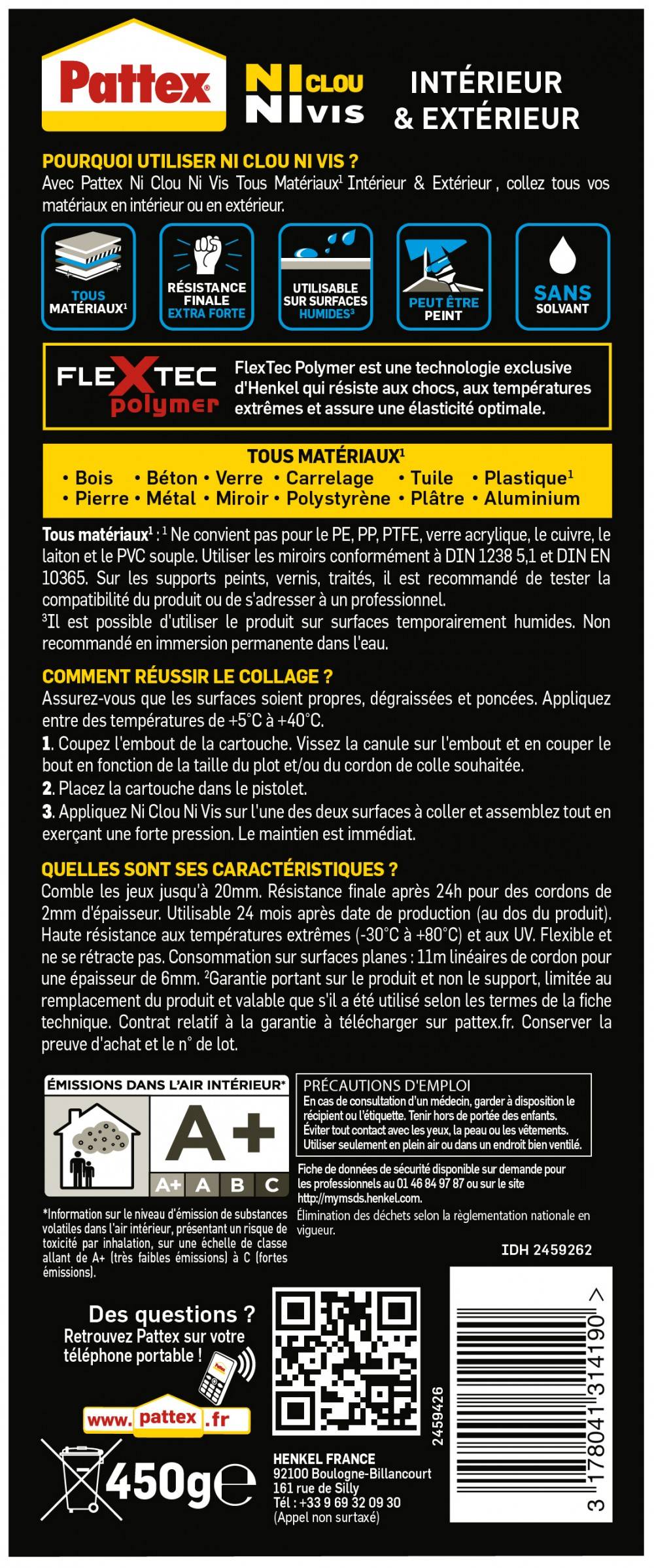 Pattex - COLLE NCNV FIX MULTI MATERIAUX BOX - Image 2