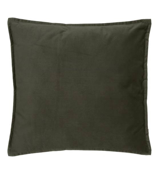 Coussin déhoussable Vert kaki 55 x 55 cm - Image 1