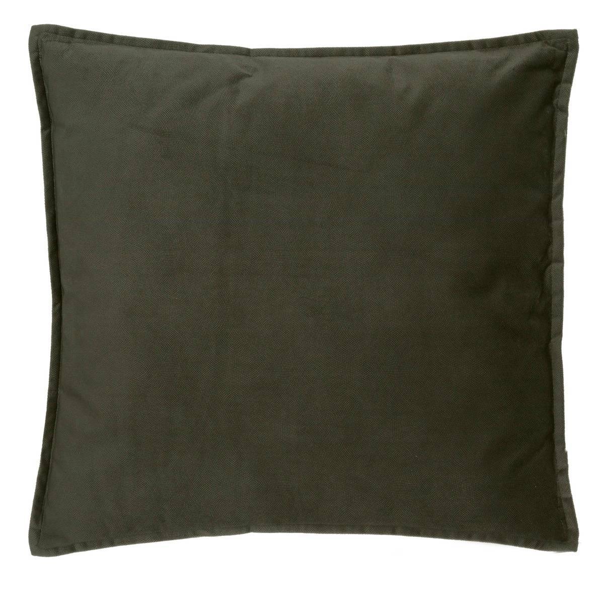 Atmosphera - Coussin "LILOU" coton vert kaki 55x55cm - Atmosphera Créateur d'intérieur - Imagen 1