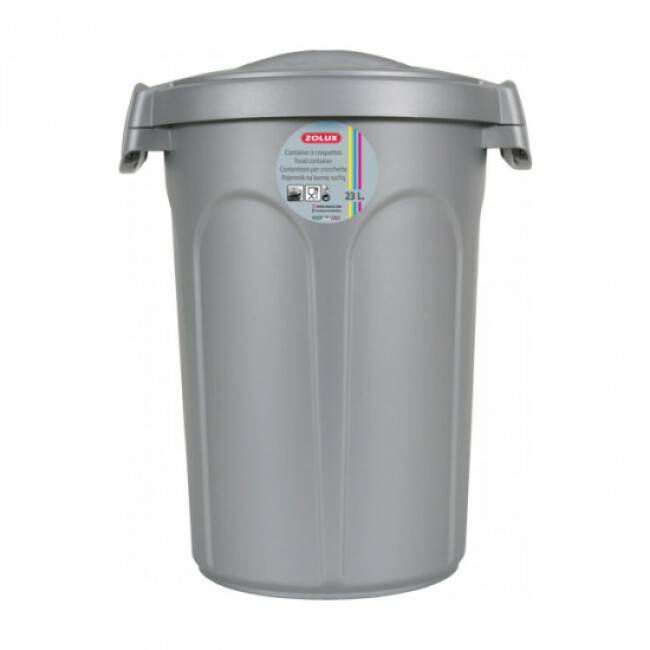 Conteneur à croquettes en plastique - couleur gris 46 Litres