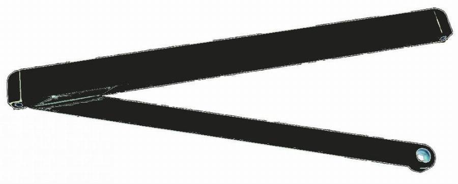 Bras à coulisse pour TS 71/ 72/ 73/ 83 DORMA - Noir - 22002619 - Imagen 1