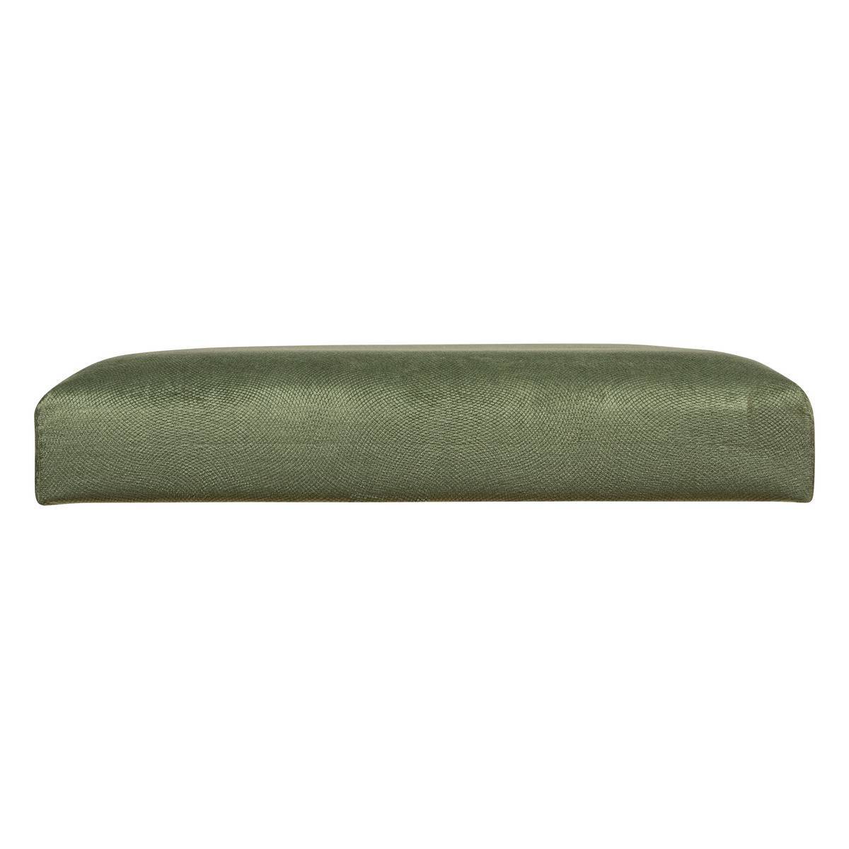 Atmosphera - Pouf pliant double "Lilou" en velours 76x38cm vert kaki - Atmosphera Créateur d'intérieur - Imagen 5
