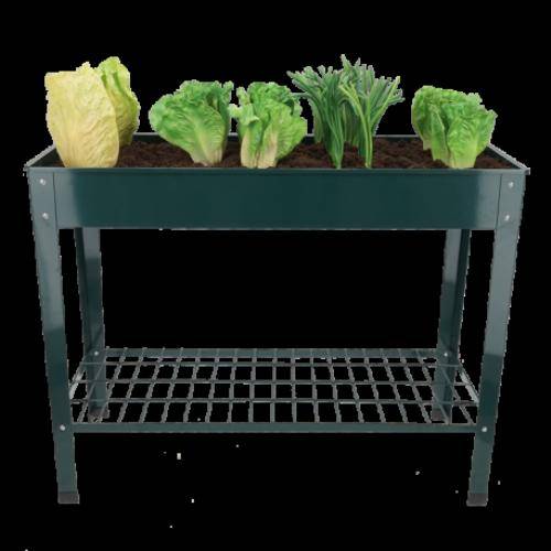 Esschert Design - Carré potager en acier - L 100,5 x P 40,5 x H 80,5 - Vert foncé - Imagen 5