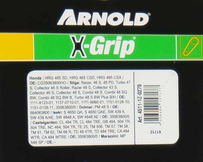 Arnold - Courroie trapézoïdale X-Grip V de type Z 27 Arnold - Imagen 3