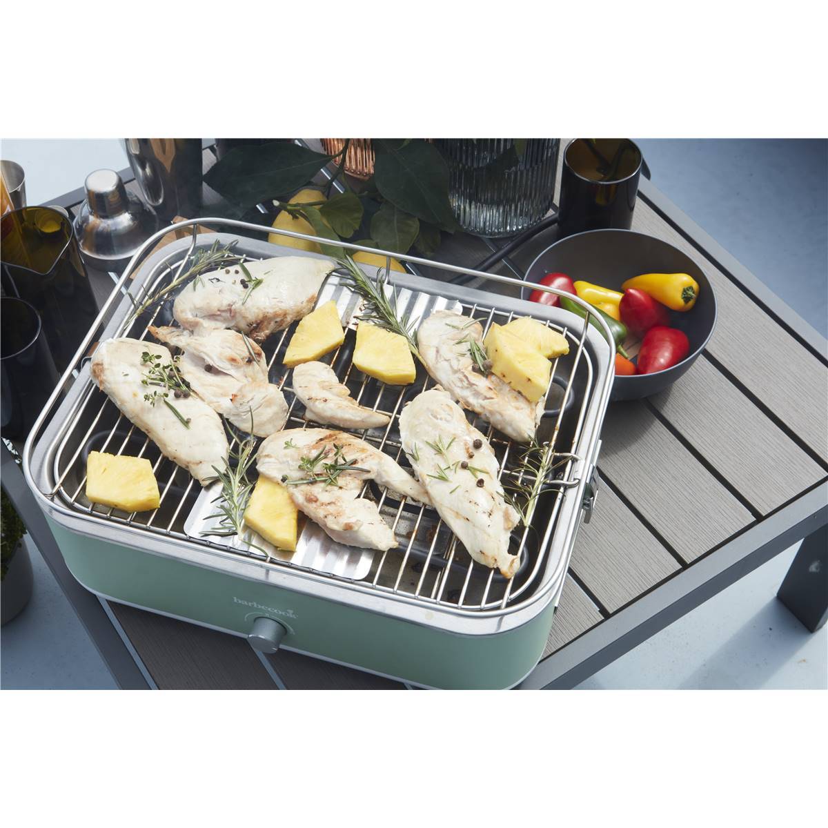 Barbecook - E-Carlo gril de table électrique Barbecook Paris Green - Imagen 4