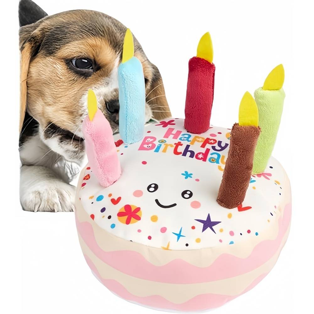 Jouet en peluche A pouce gâteau d'anniversaire cerise 26 cm | Peluches