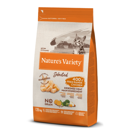 CROQUETTE CHAT - SELECTED STERILIZED - POULET - NATURE'S VARIETY 3 kg - Image 2