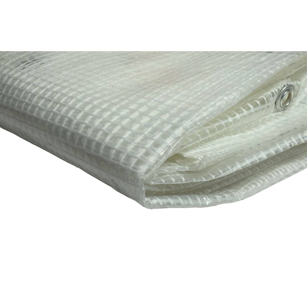 Tecplast - Toile pour pergola et tonnelle 2 x 3 m Transparente polyéthylène 170g/m² KZ GARDEN - Imagen 3