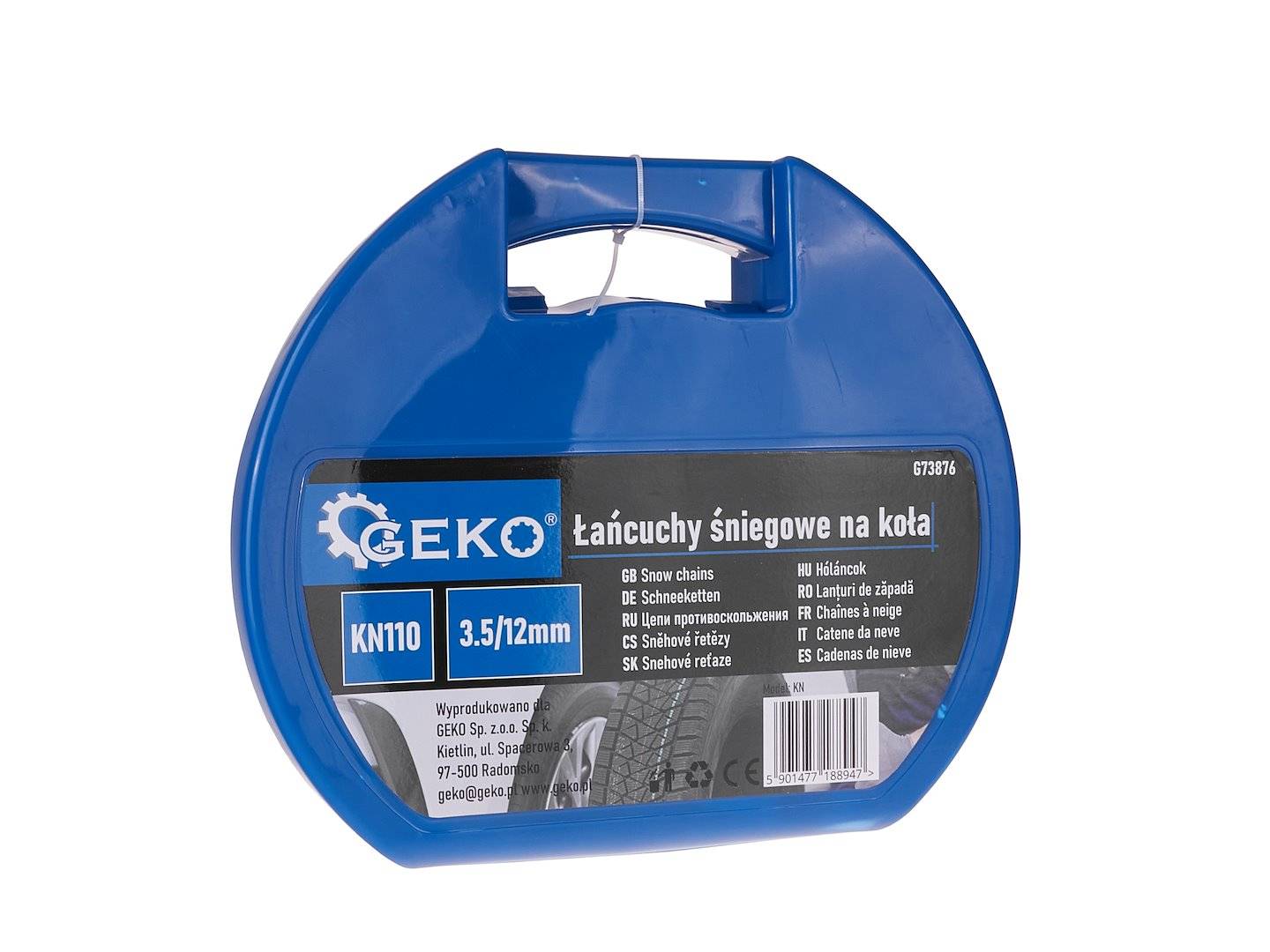Entrepotbrico - Chaînes à Neige  3,5/12 mm pour Véhicule Certifiés TUV GS EN 16662-1 (5) - Image 3