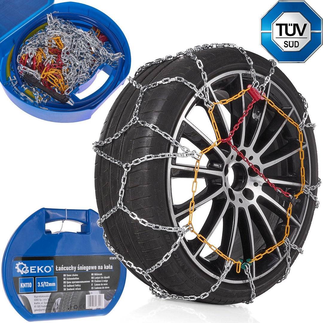 Entrepotbrico - Chaînes à Neige  3,5/12 mm pour Véhicule Certifiés TUV GS EN 16662-1 (5) - Image 5