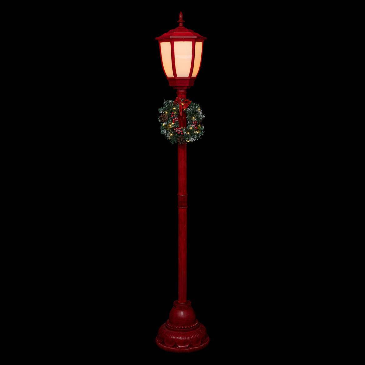 Fééric Lights & Christmas - Decoration intérieur lanterner rouge 184cm 74LED - Feeric Lights & Christmas - Imagen 3