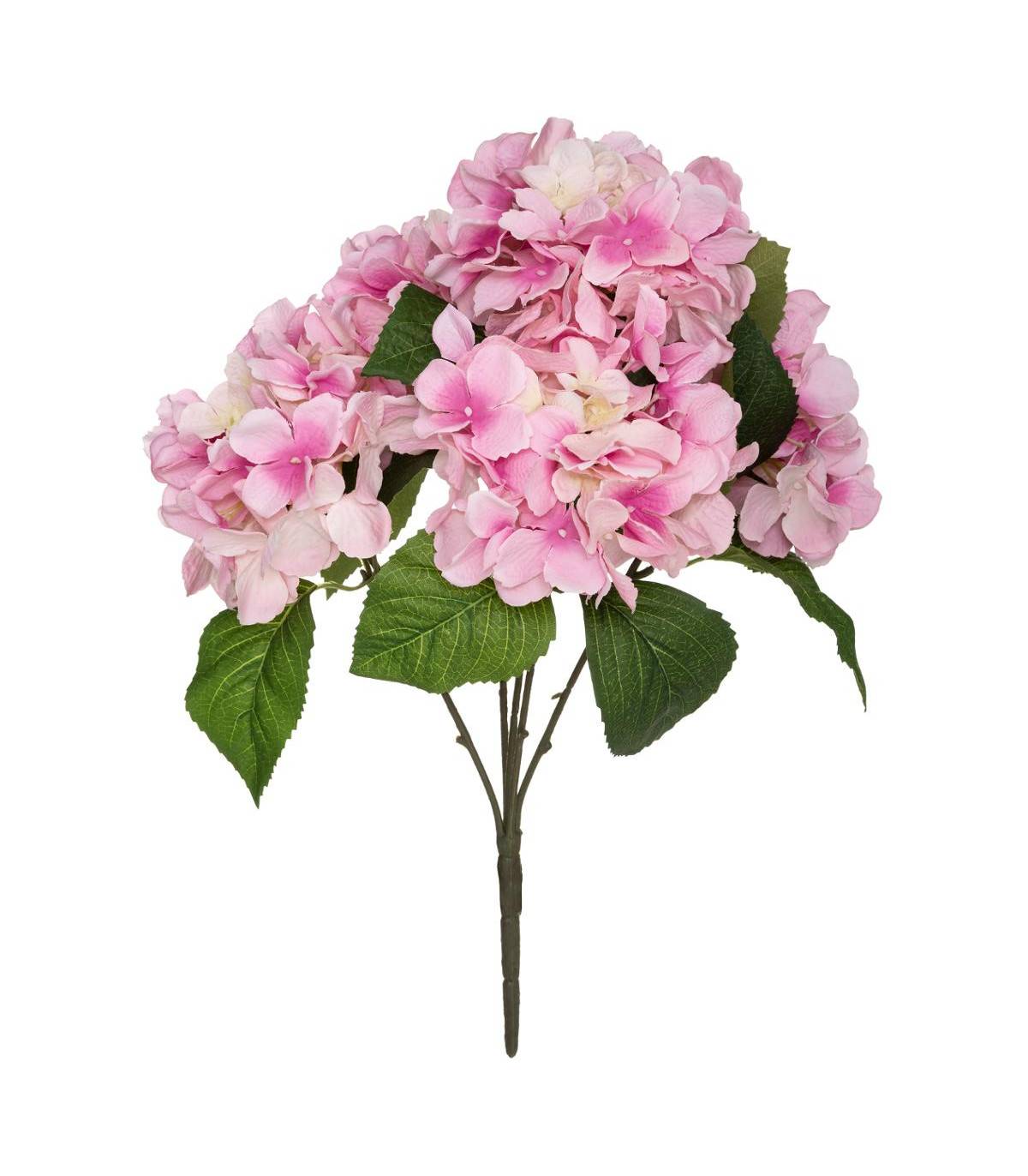 Bouquet d'Hortensias artificiels D. 25 x H. 42 cm - Imagen 1