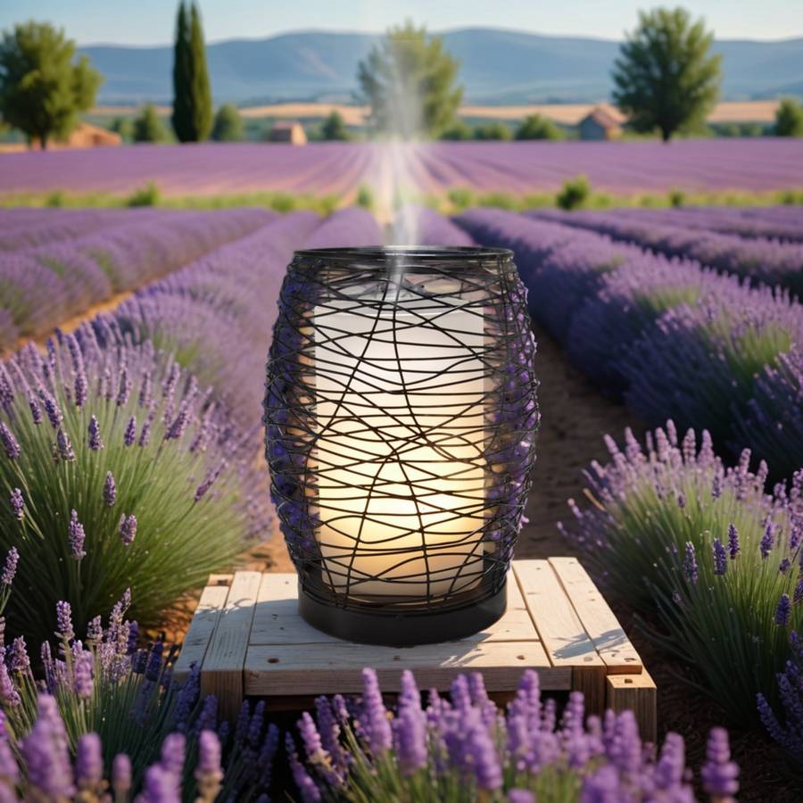 Zen'Arôme Diffuseur Huile Essentielle avec Télécommande Volupsia - Éclairage Led Personnalisable - Verre + Coque en Métal - Image 2
