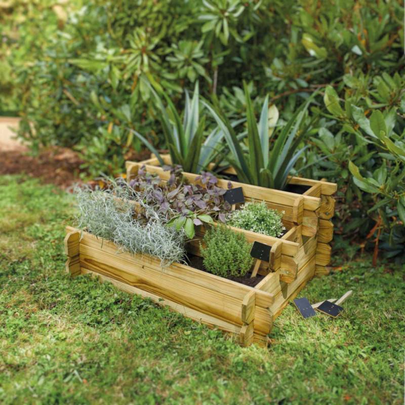 Cerland - Carre potager ANGELIC 800x600x400 mm - 3 etages - Image 2
