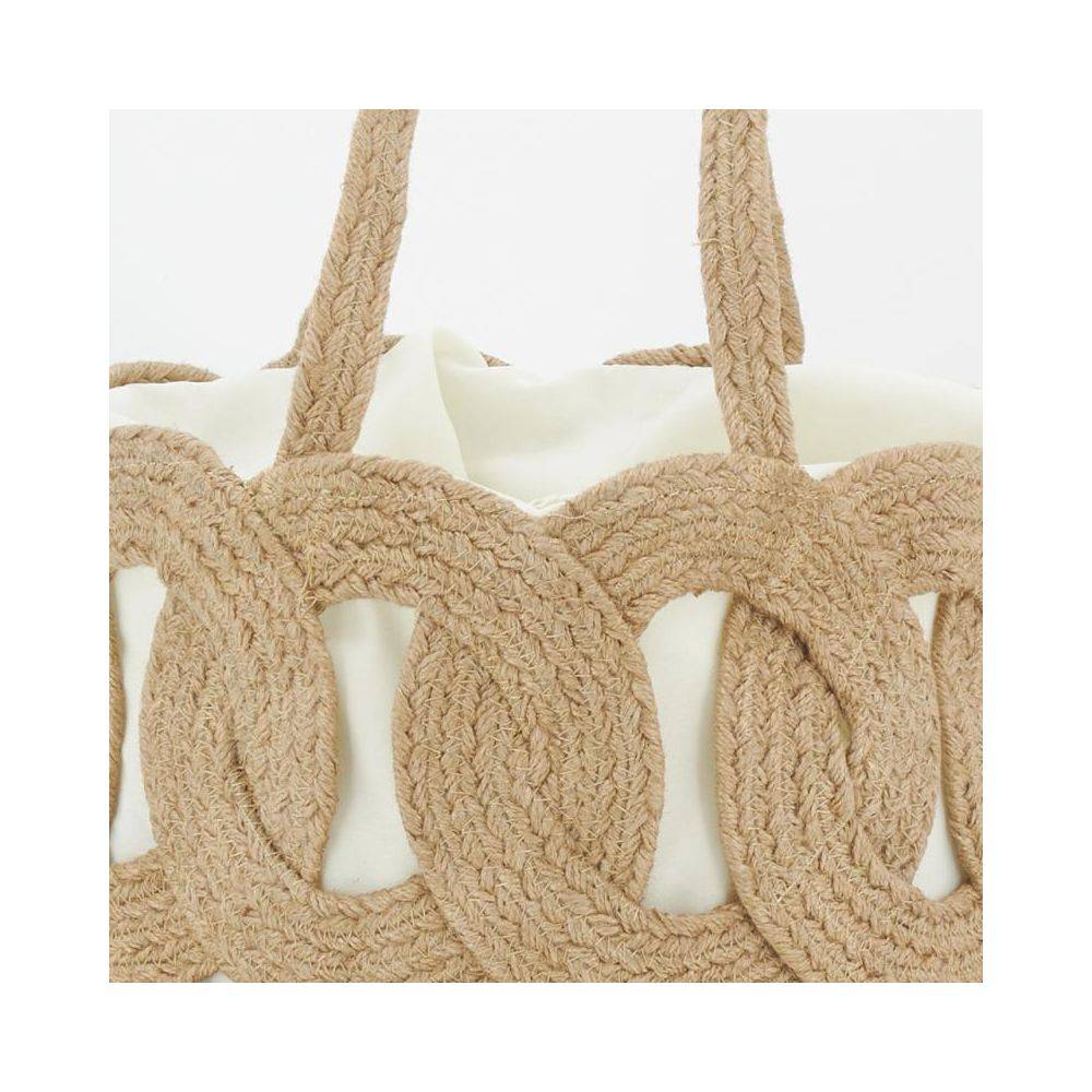 Aubry Gaspard - Sac en jute ajouré doublé coton - Imagen 3