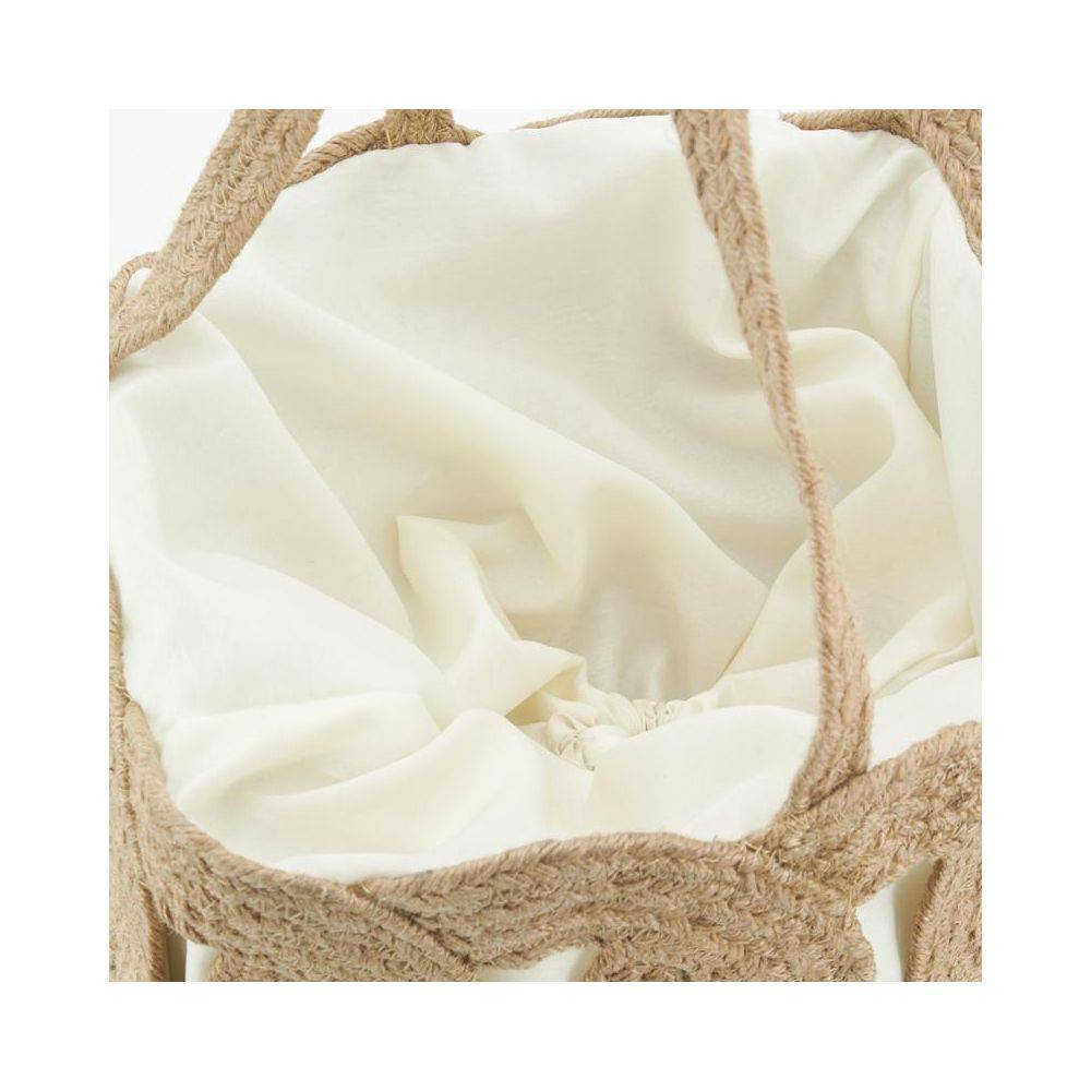 Aubry Gaspard - Sac en jute ajouré doublé coton - Imagen 4