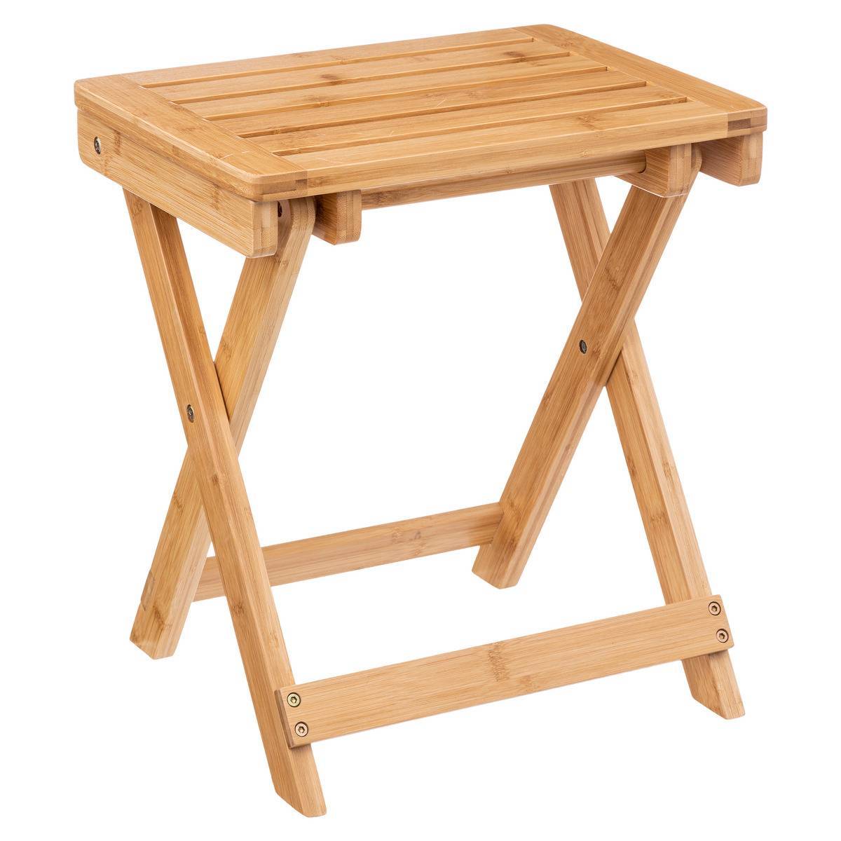 Tabouret pliant bambou - 5five - Imagen 1