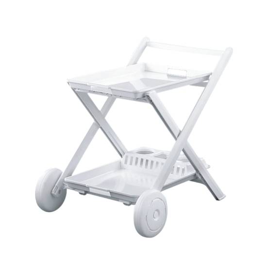 Chariot intérieur, extérieur blanc ROSES garbar - Image 1
