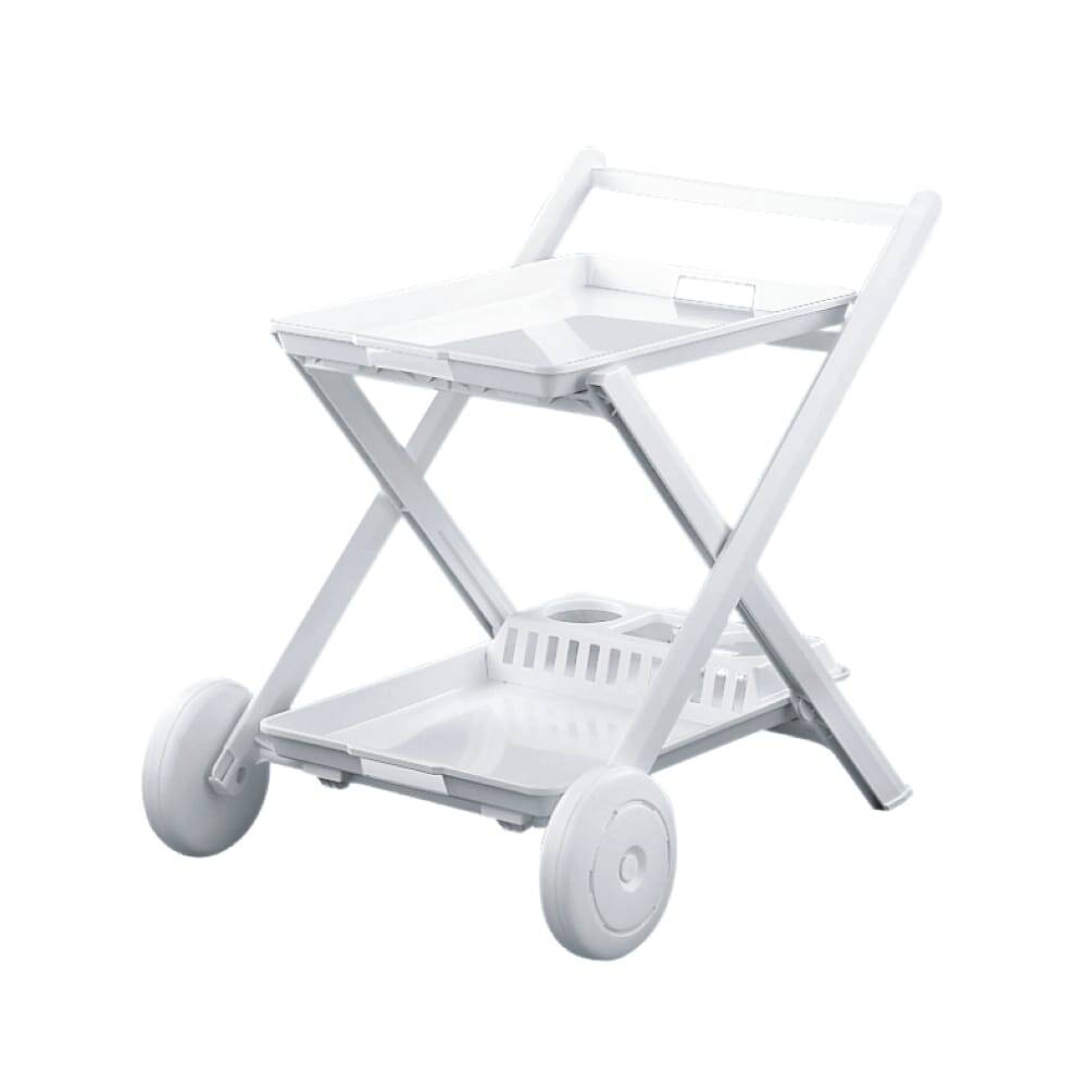 Chariot intérieur, extérieur blanc ROSES garbar - Image 1