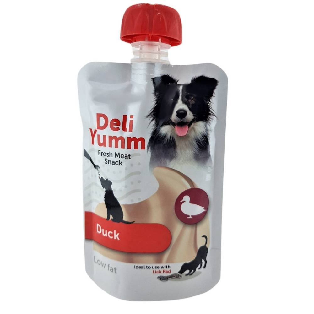Flamingo - Friandises gourde de 90 g, gout canard pour chien - Imagen 1