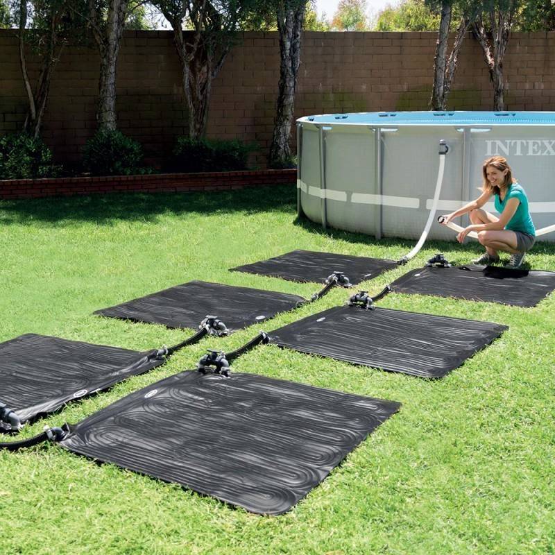 Tapis solaire noir réchauffeur pour piscine Intex - Image 2