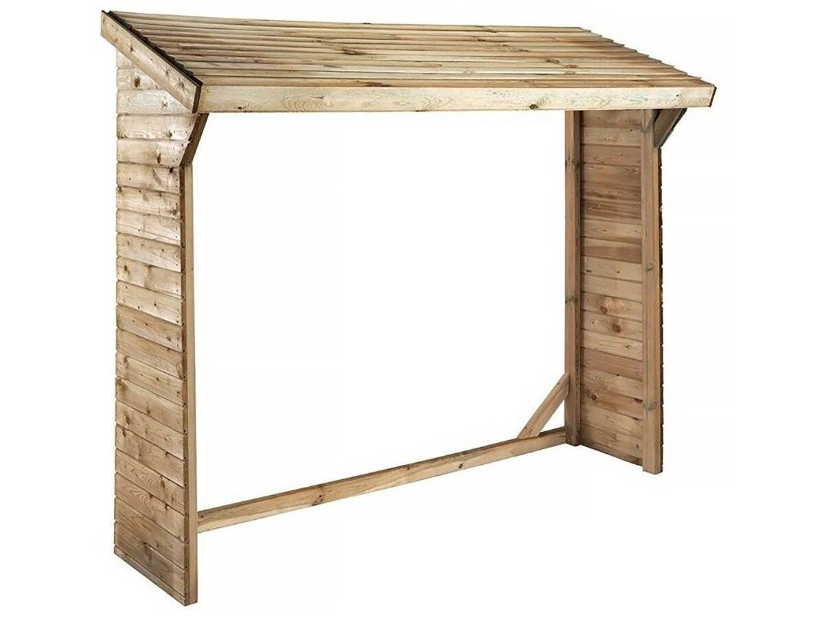 Abri Bûches - 1.05 M² - 2.10 X 0.50 X 1.8 M- 2 Stères -habitat Et Jardin - Image 1