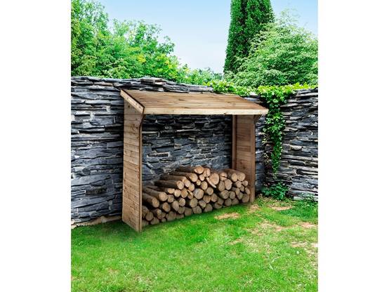 Abri Bûches - 1.05 M² - 2.10 X 0.50 X 1.8 M- 2 Stères -habitat Et Jardin - Image 2
