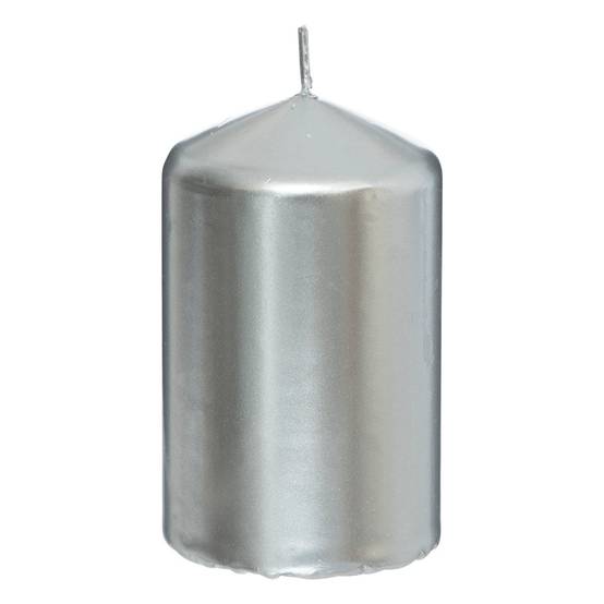 Lot de 4 Bougies Satin Argent 505G - Image 4