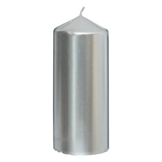 Lot de 4 Bougies Satin Argent 505G - Image 2
