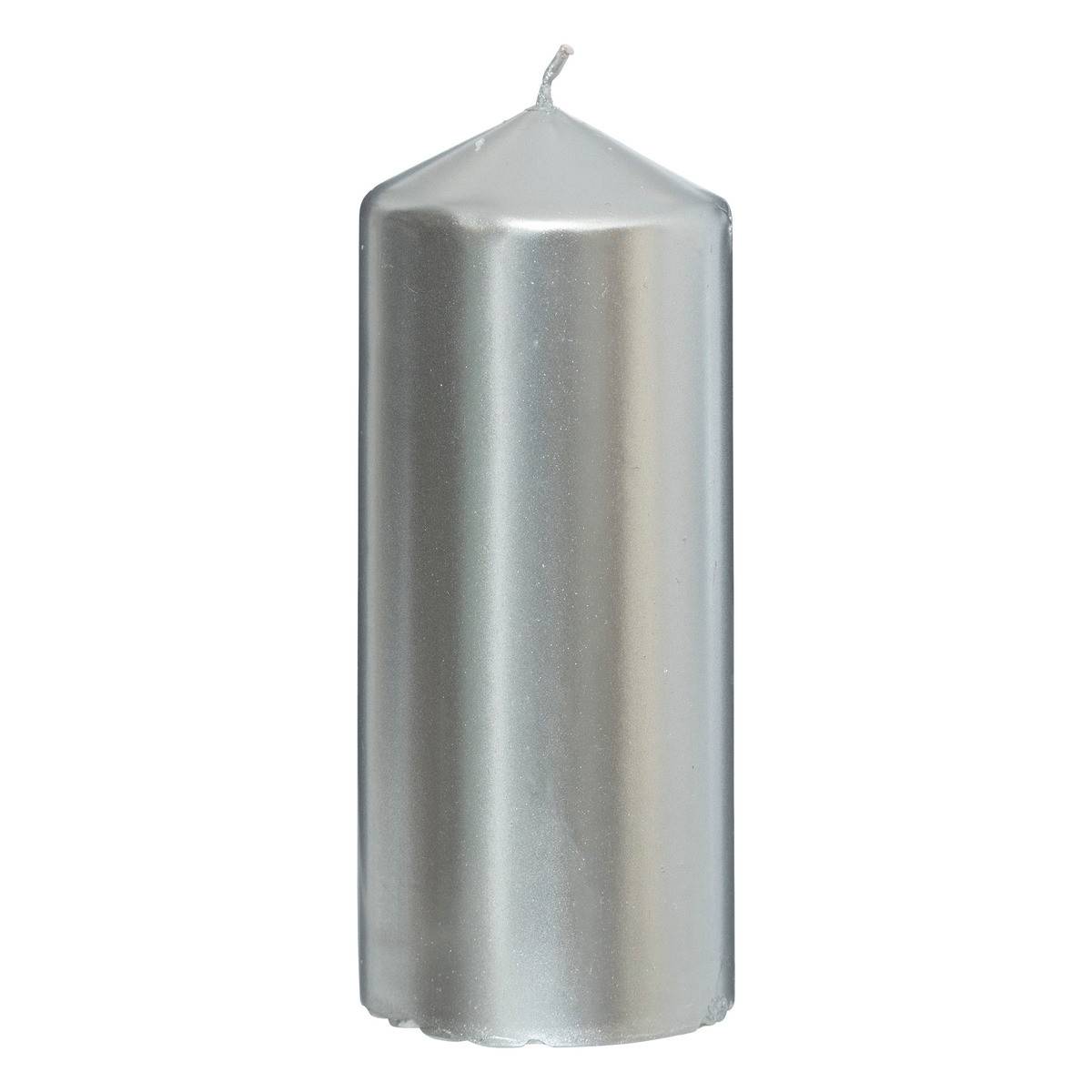 Lot de 4 Bougies Satin Argent 505G - Image 2