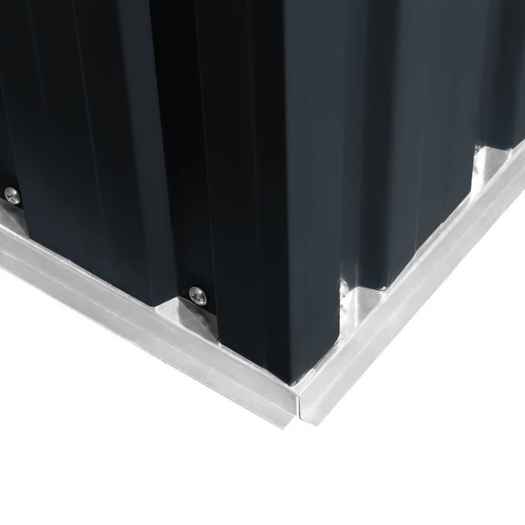Vidaxl - Abri de jardin Anthracite Acier 1.5m² vidaXL 47026 - Image 9