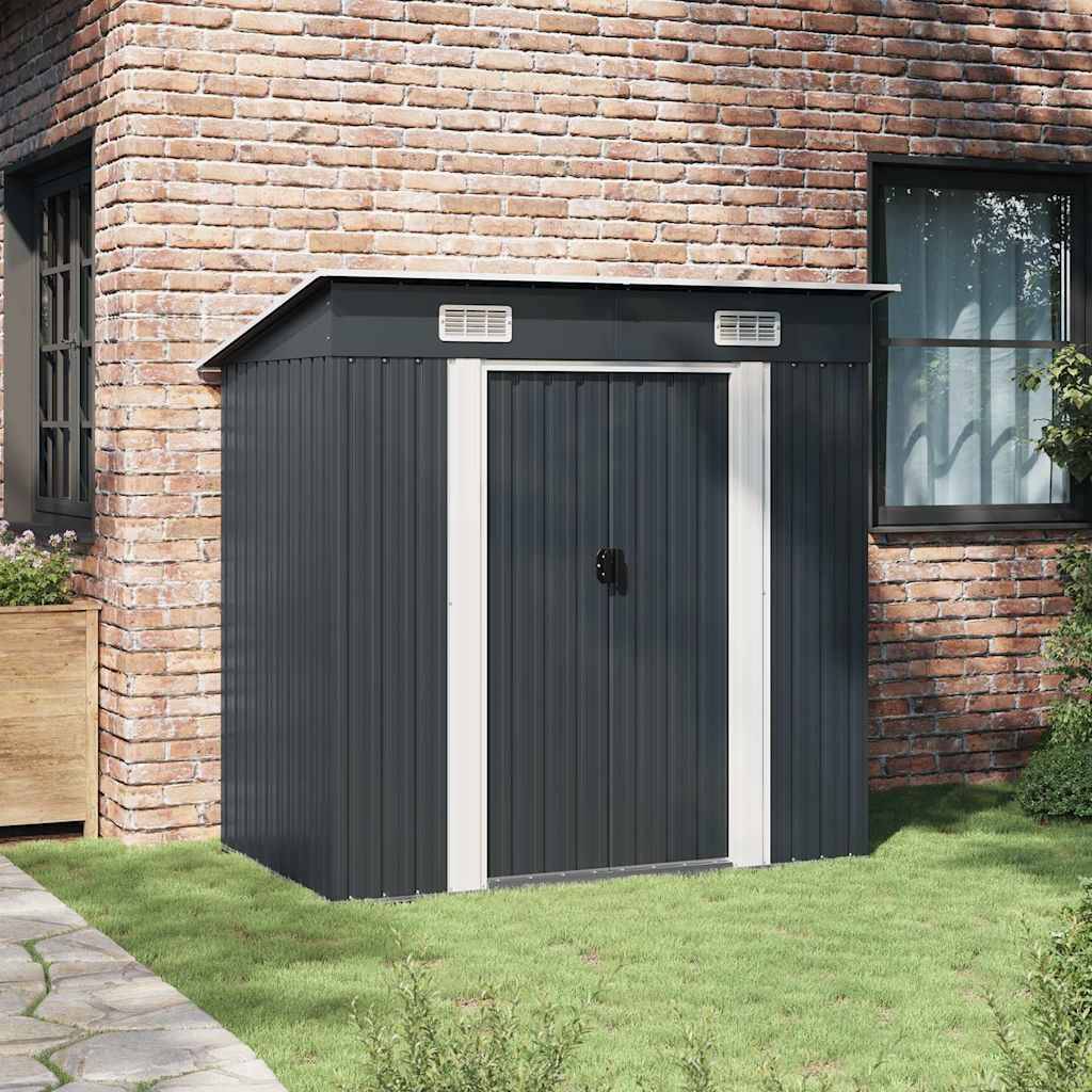 Vidaxl - Abri de jardin Anthracite Acier 1.5m² vidaXL 47026 - Image 4