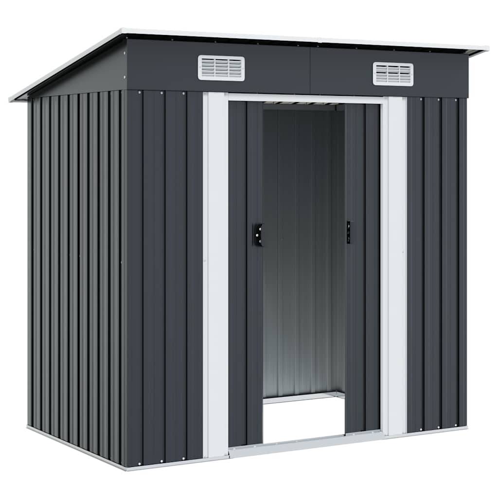 Vidaxl - Abri de jardin Anthracite Acier 1.5m² vidaXL 47026 - Image 5