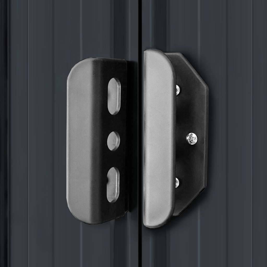 Vidaxl - Abri de jardin Anthracite Acier 1.5m² vidaXL 47026 - Image 10