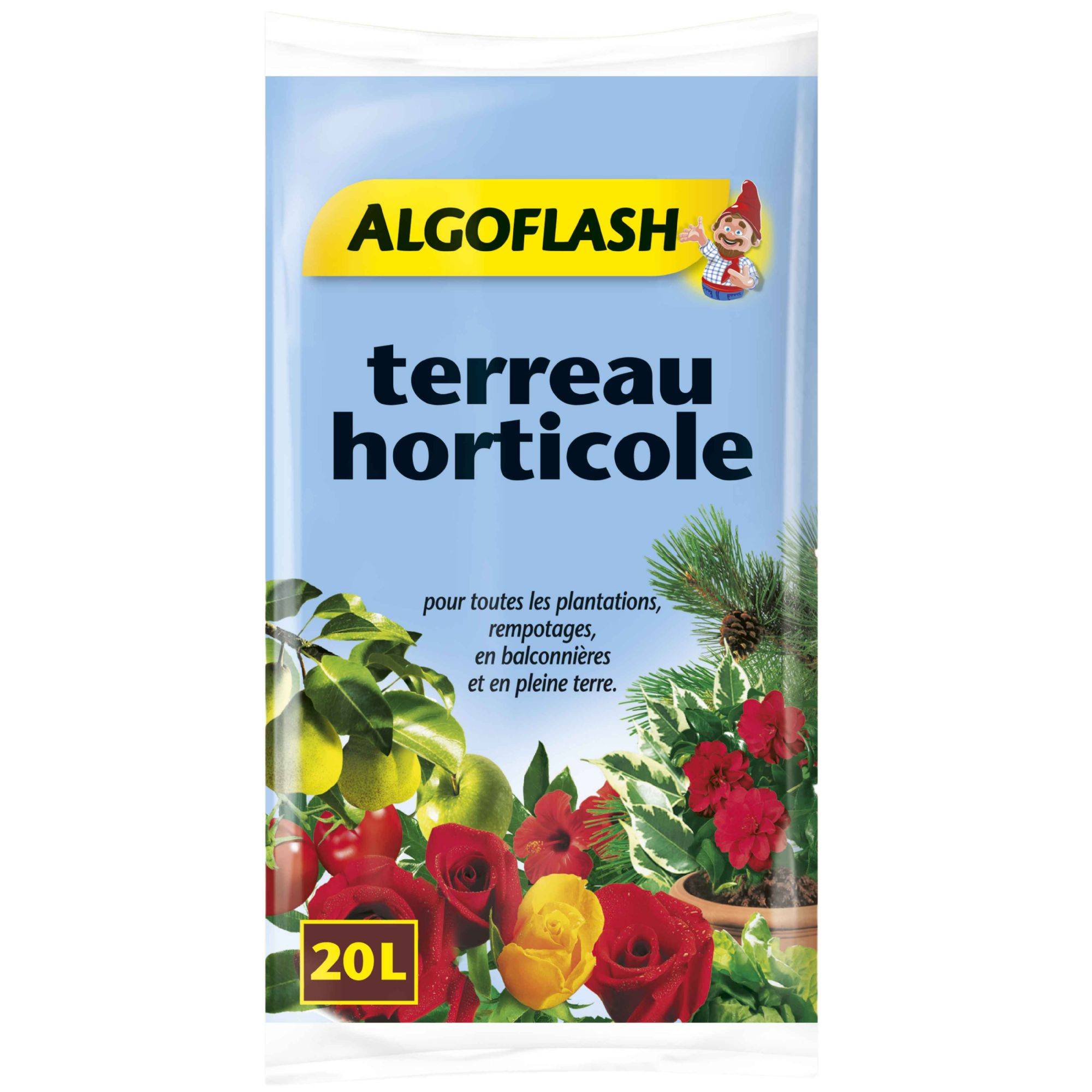 Algoflash - Terreau horticole Algoflash - 20 litres - Image 1