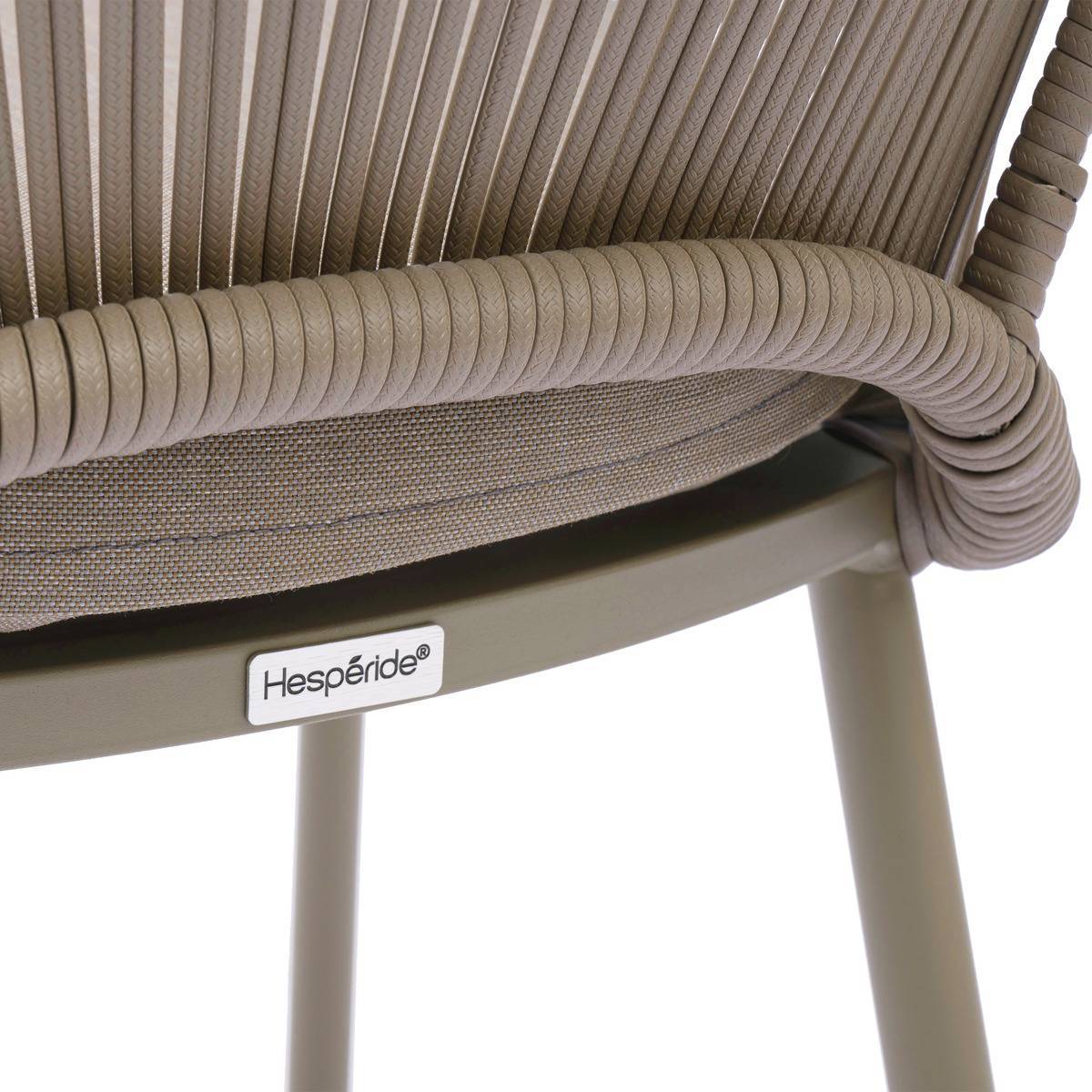 Hesperide - Fauteuil de jardin Oryon empilable café - Hespéride - Image 5