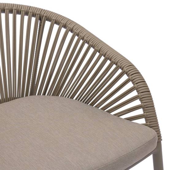 Hesperide - Fauteuil de jardin Oryon empilable café Hespéride - Image 5